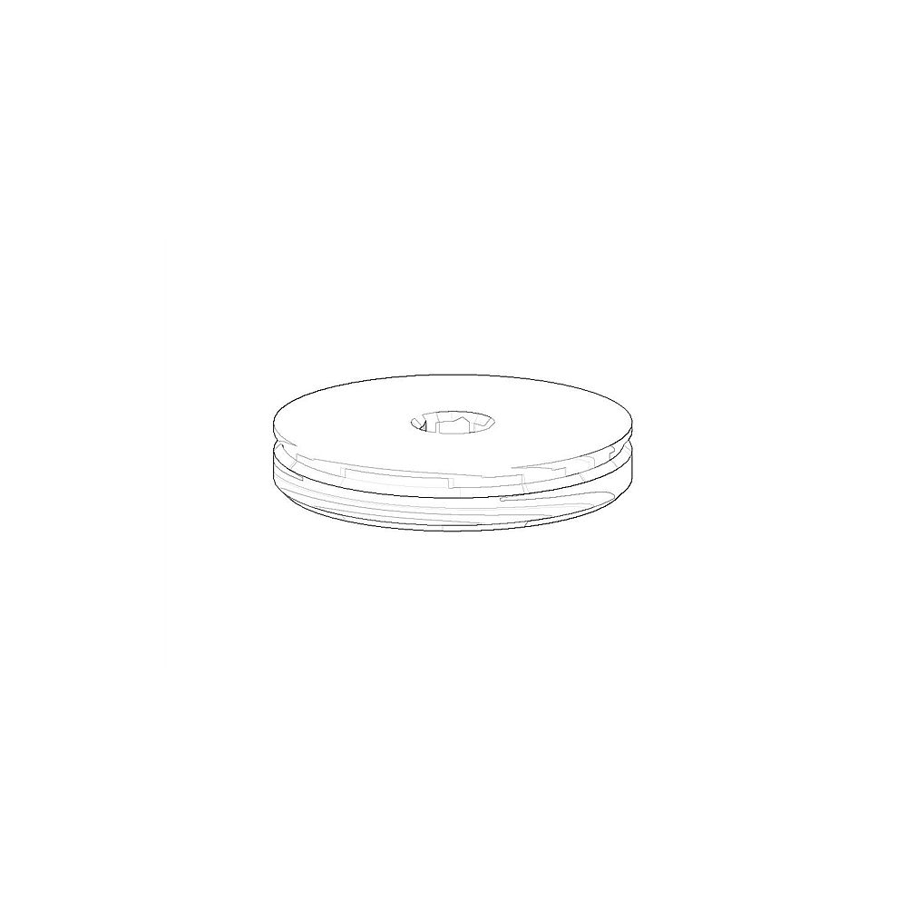 Dornbracht Deckel 092102132-00 chrom