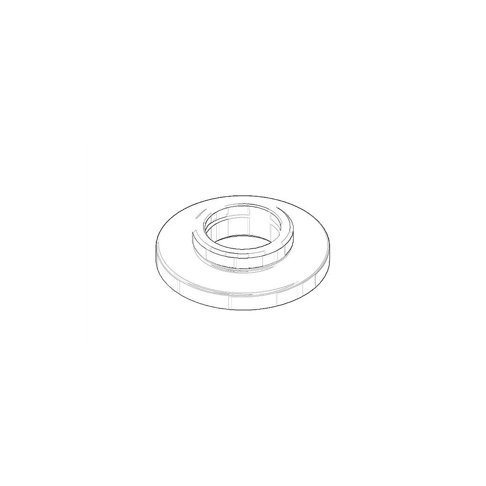 Dornbracht Rosette 092792002-04 chrom gebürstet für Seitenteil Circle