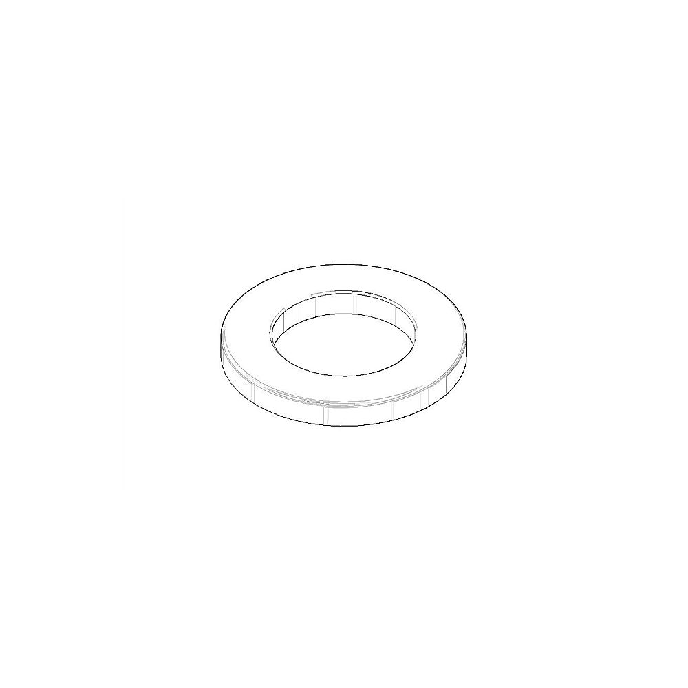Dornbracht Rosette 092792012-04 chrom gebürstet für WT-Dreiloch