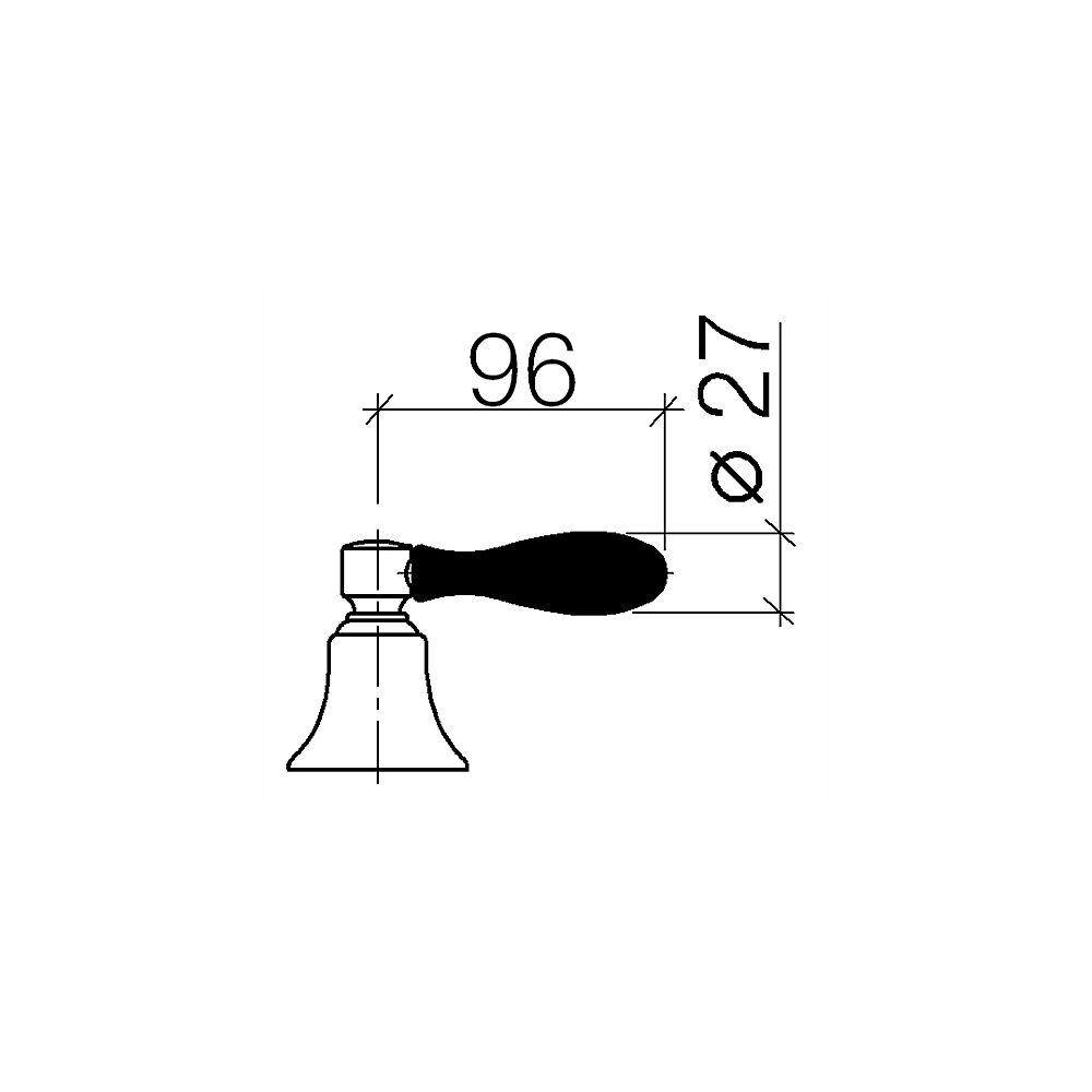 Dornbracht Trim Set Nr. 1 Hebelgriff