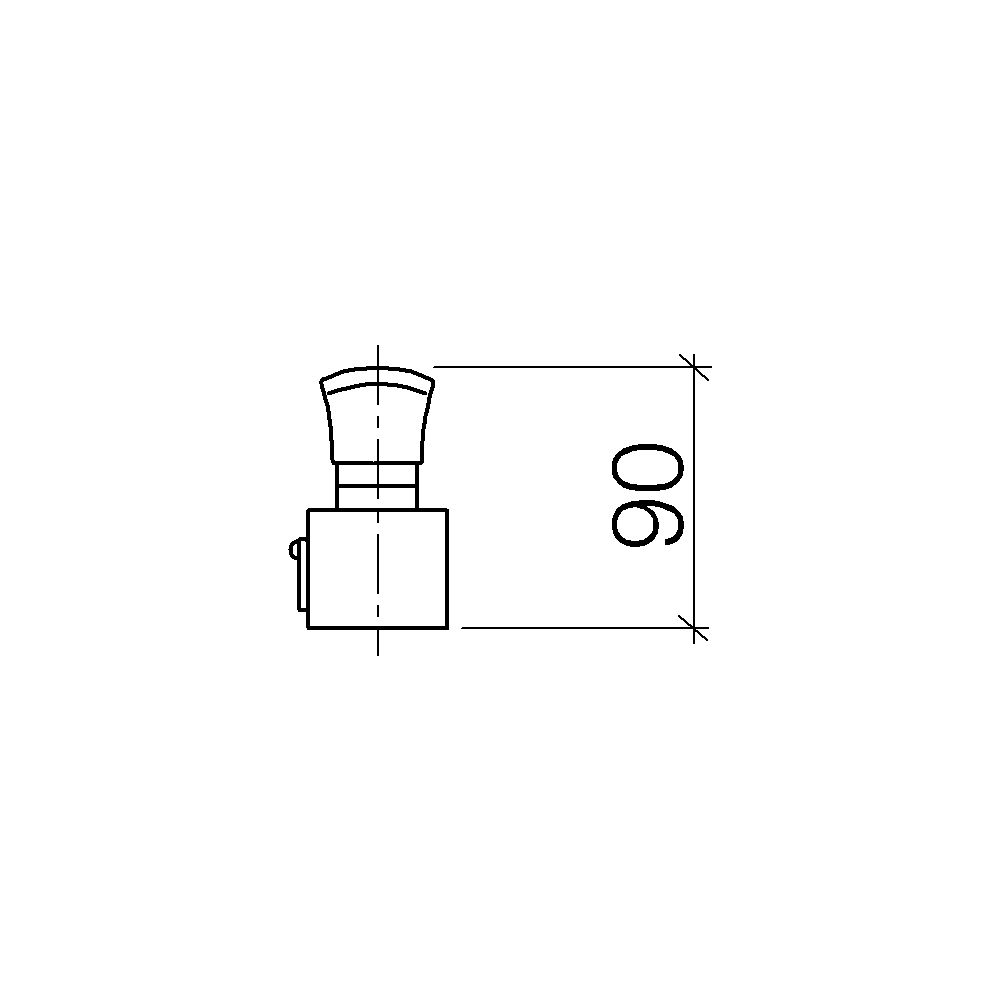 V+B by Dornbracht Square Skalengriff chrom 11.420.910.00