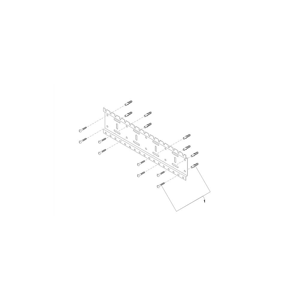 Dornbracht xGrid Montageschiene 12.310.970.90 510 mm