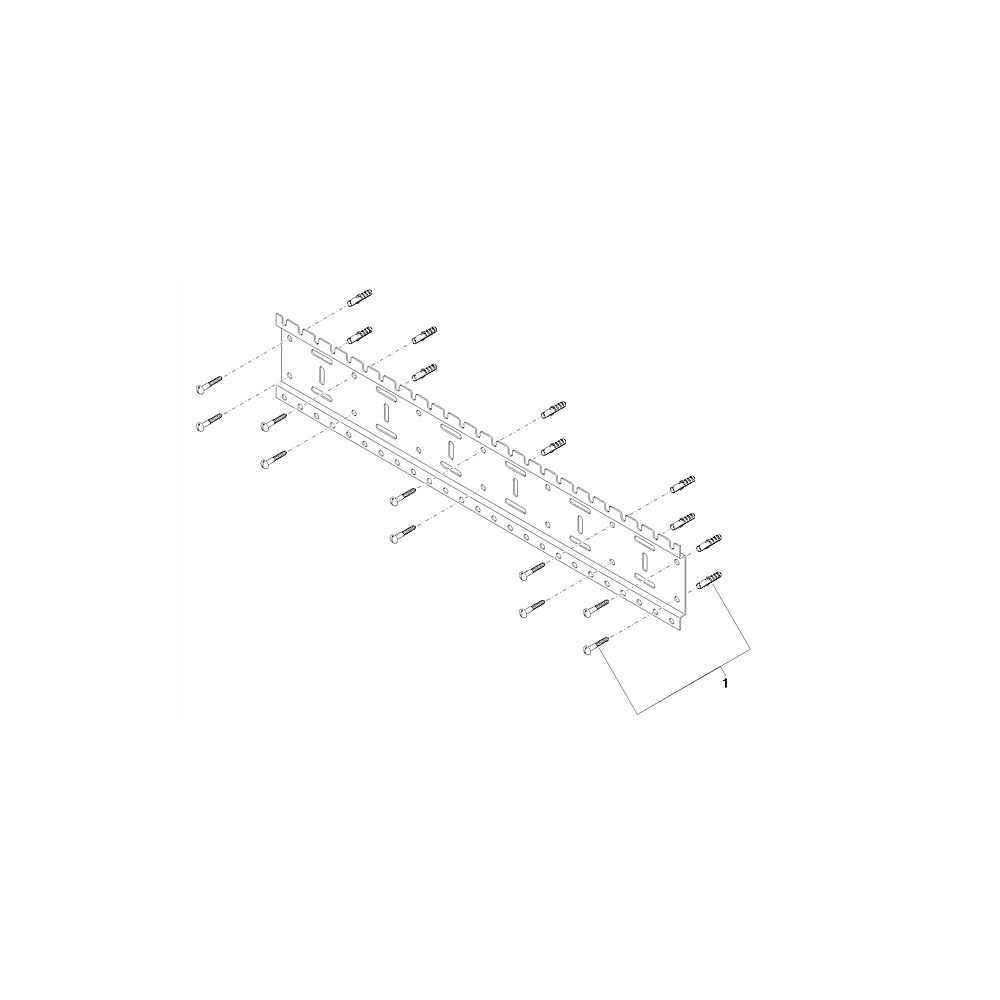 Dornbracht xGrid Montageschiene 12.315.970.90 750 mm