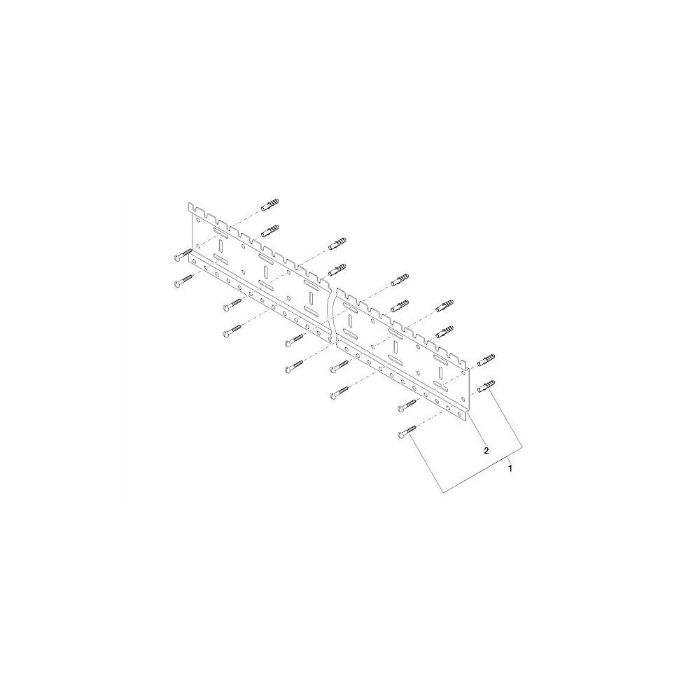 Dornbracht xGrid Montageschiene 12.320.970.90 990 mm