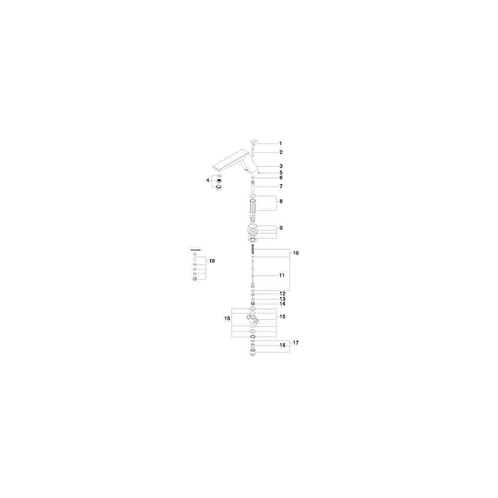 Dornbracht Wanneneinlauf Supernova m. Umst.13.512.730.00 chrom Ausld. 220 mm