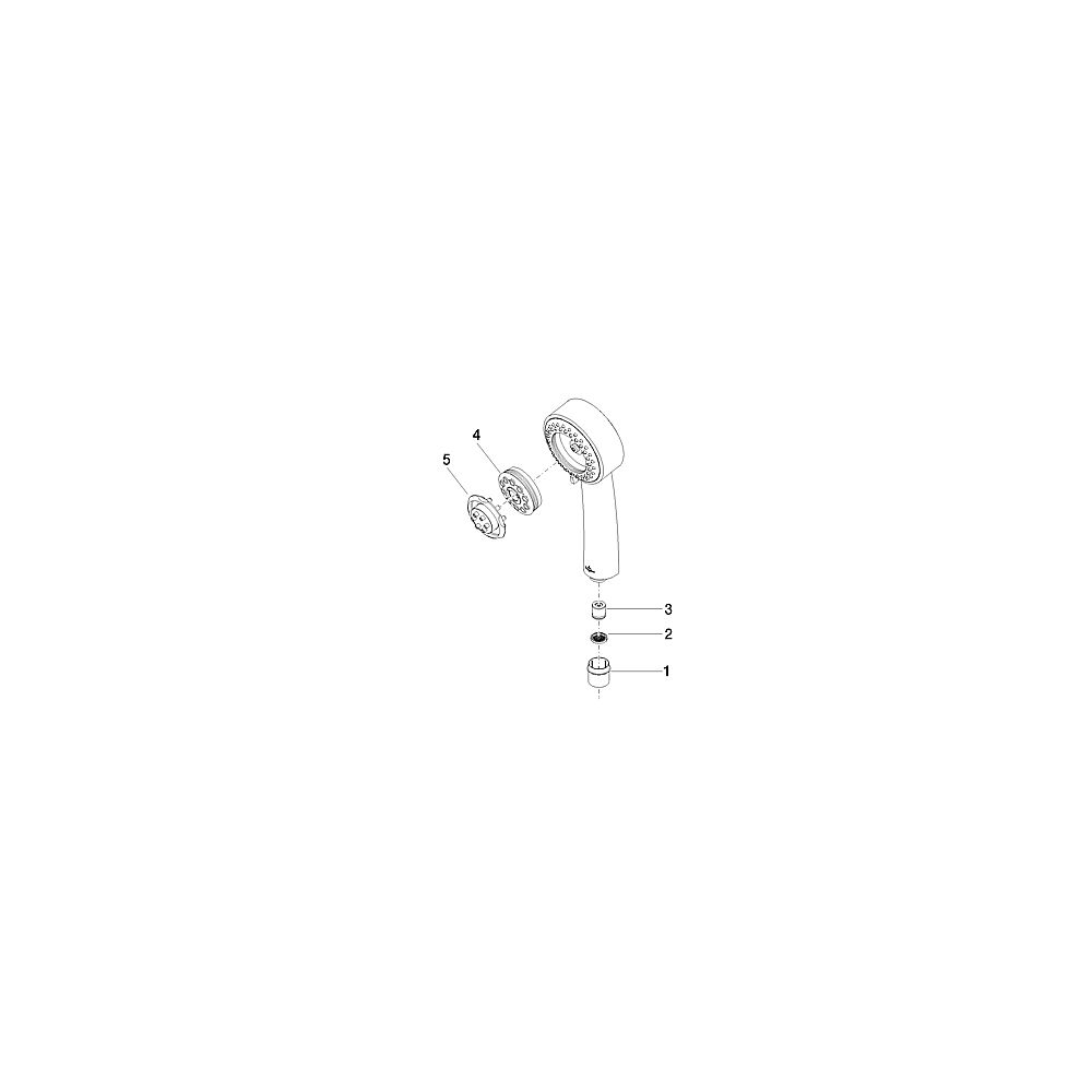 V+B by Dornbracht Handbrause L'Aura 28.002.968.00 chrom