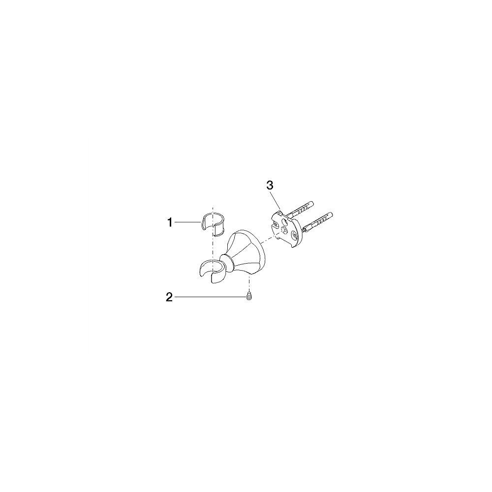 Dornbracht Brausehalter Madison Flair Nr. 28050371-00 chrom