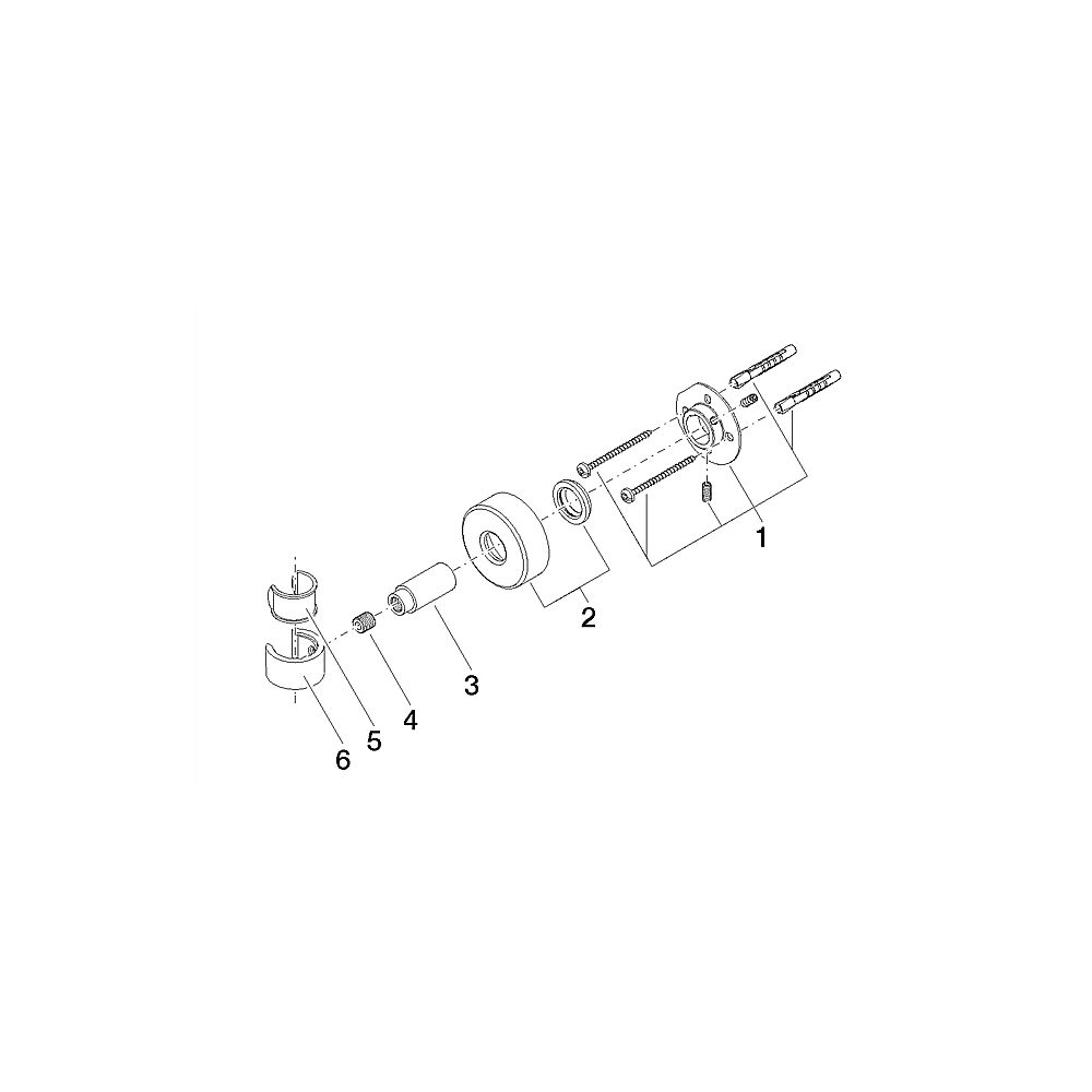 V+B by Dornbracht Brausehalter Subway