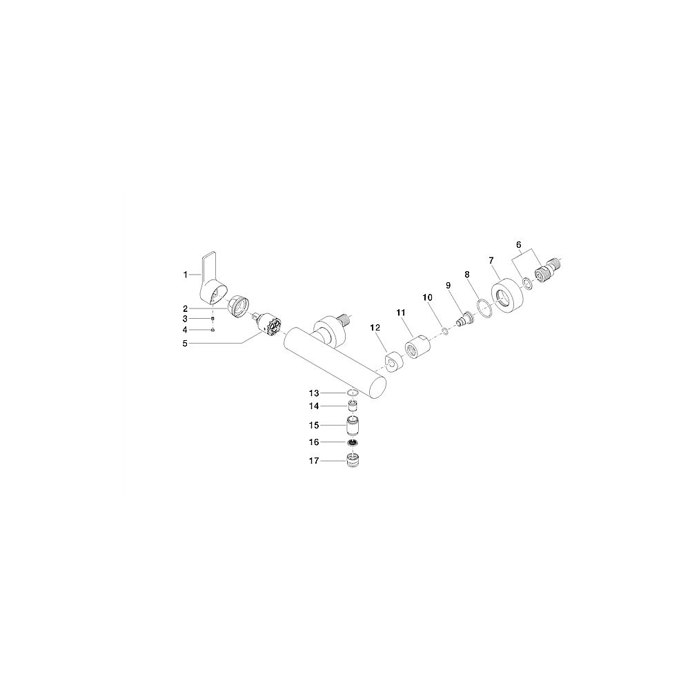 V+B by Dornbracht Brausebatterie Just