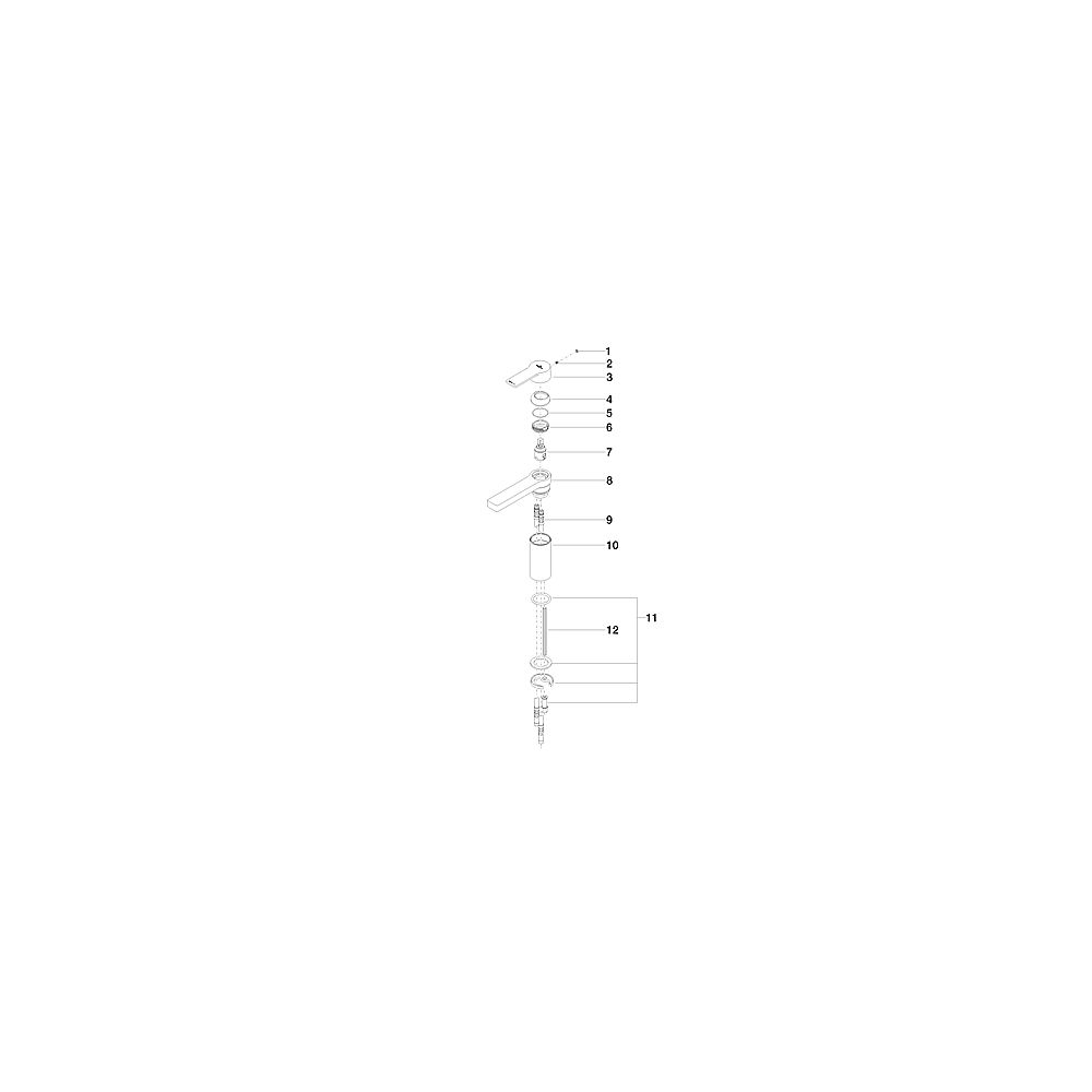 V+B by Dornbracht WT-Einhandbatt. Just