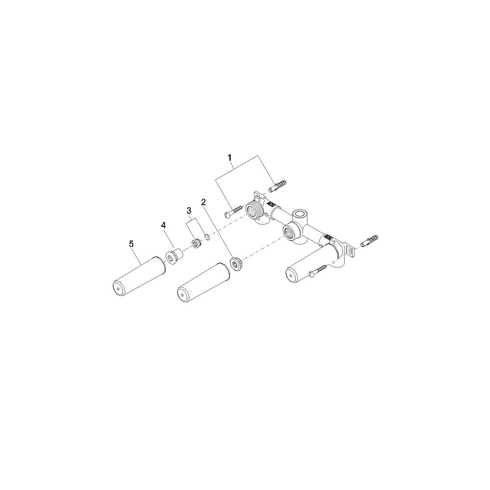 Dornbracht WT Wandbatterie