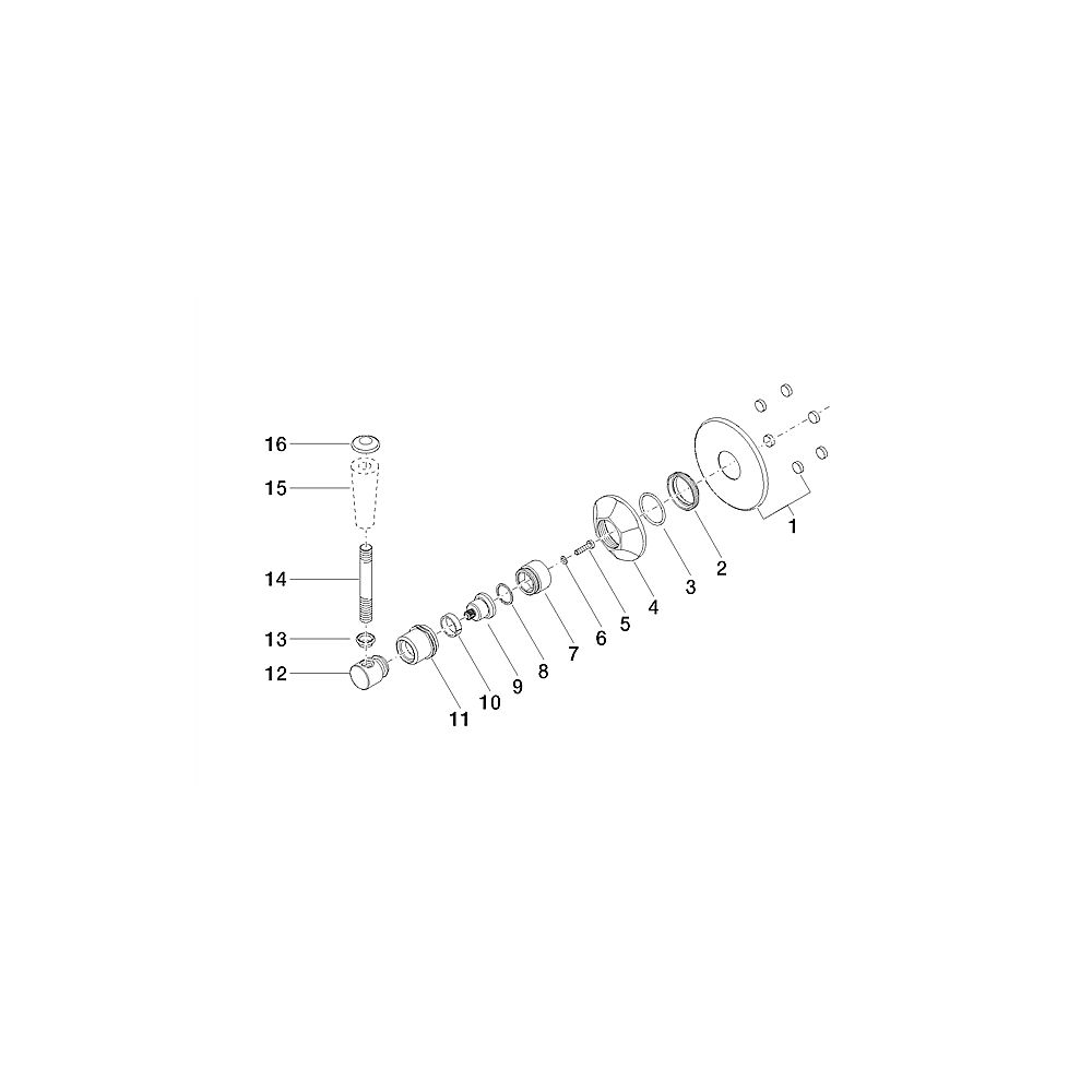 Dornbracht UP-2 u.3-Wege-Umstlellung Madison Flair Nr. 36104371-00 chrom
