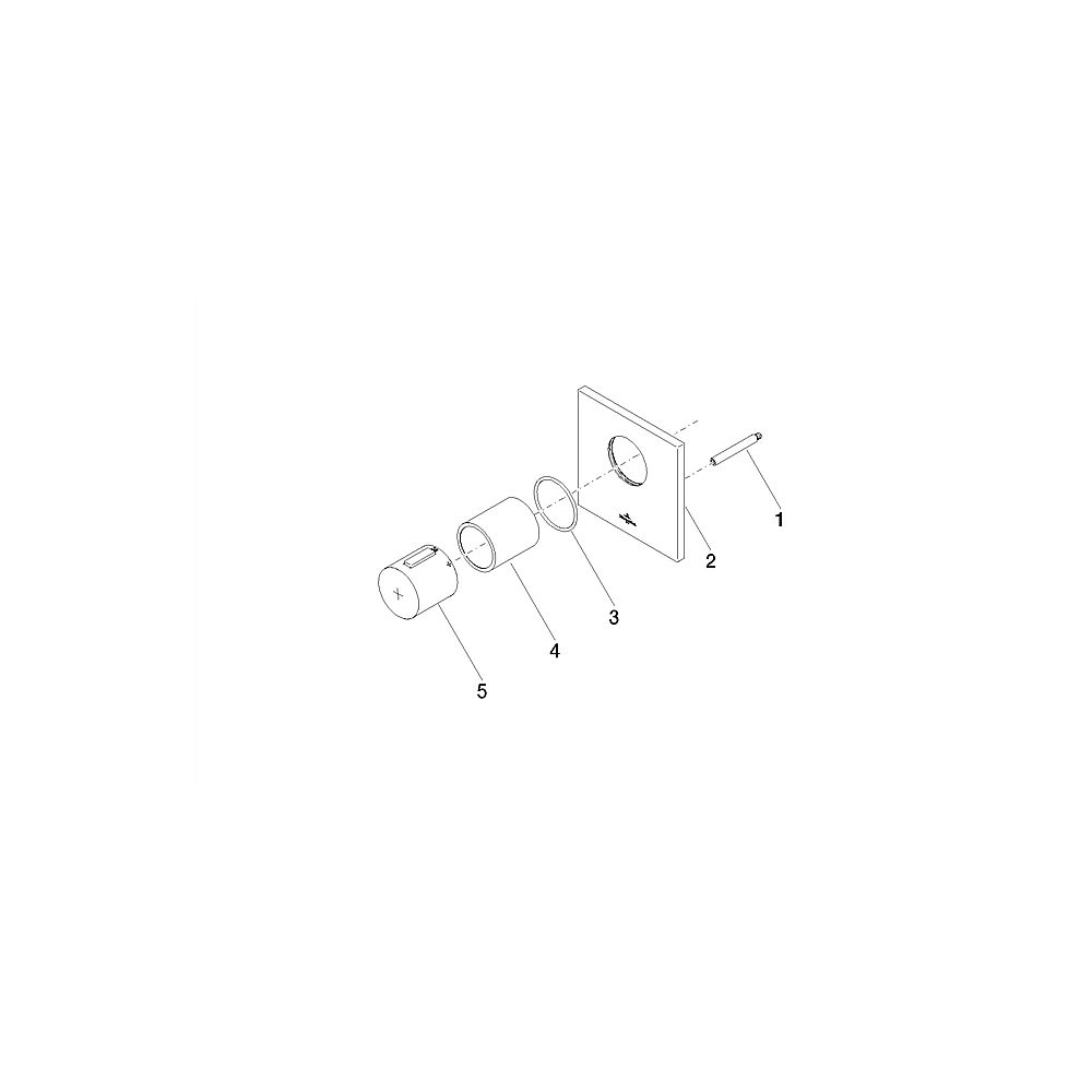 Dornbracht xTool Thermostat o.Mengenreg. 36.416.910.00 Endm.-Bausatz chrom