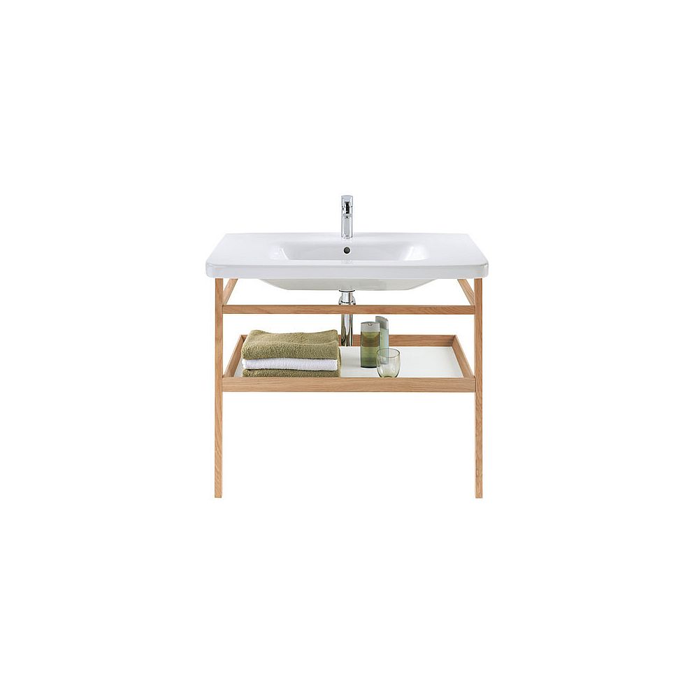 Möbelwaschtisch 1000mm mit ÜL, HLB, 1 HL trend4YOU 2.0    (DuraStyle)    weiß
