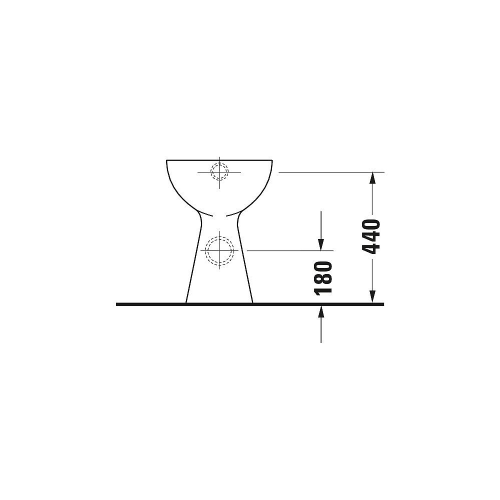 Duravit Flachspül-WC Sudan (+ 10 cm)