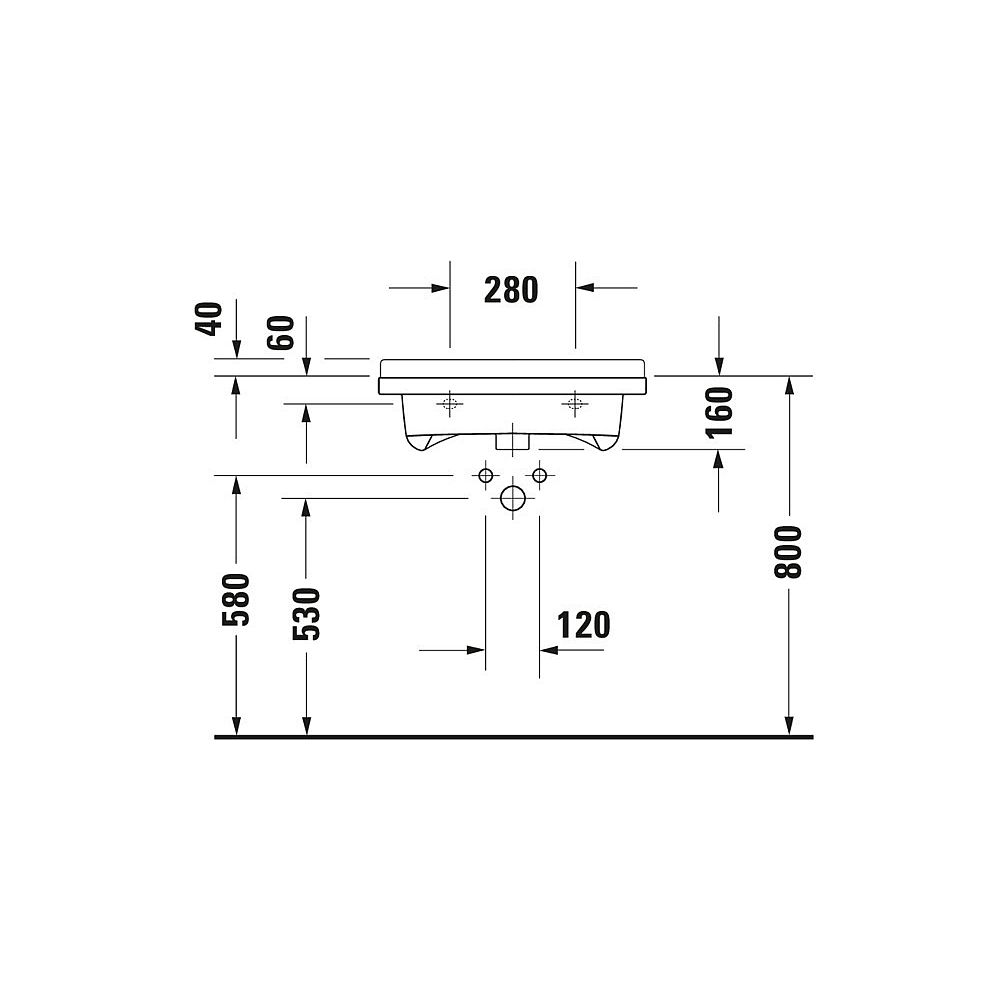 Duravit Waschtisch Starck 3 Vital