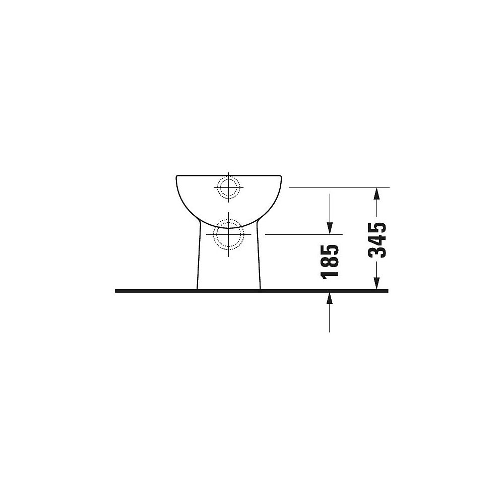 Duravit Stand Flachspül-WC D-Code