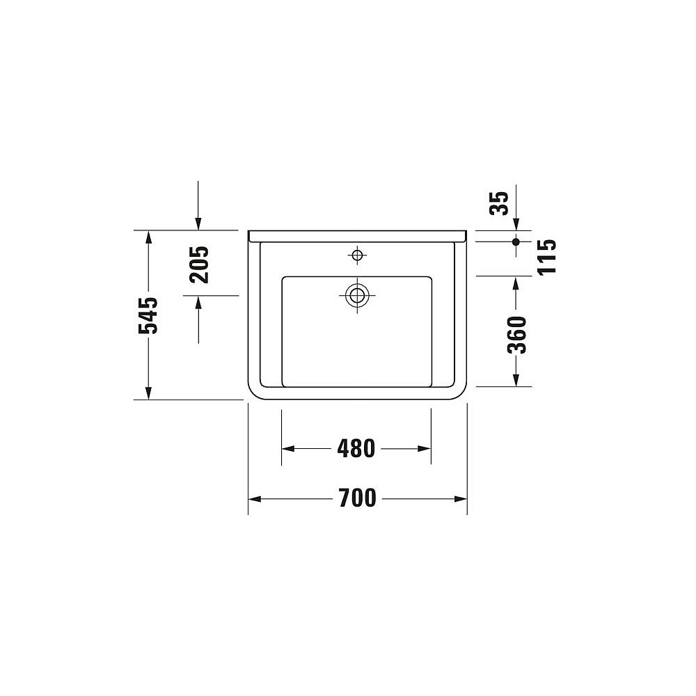 Duravit Waschtisch Vital Starck 3