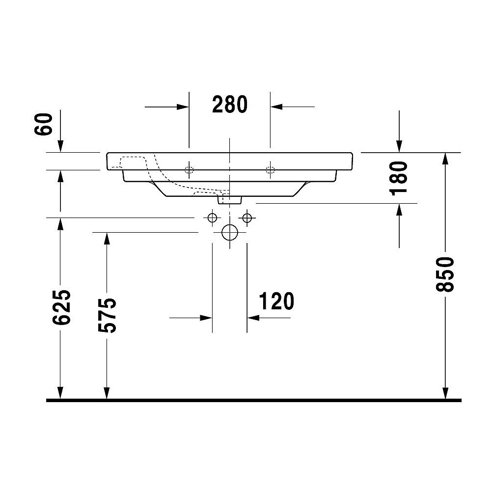 Duravit Möbel-WT Med D-Code 03528500002