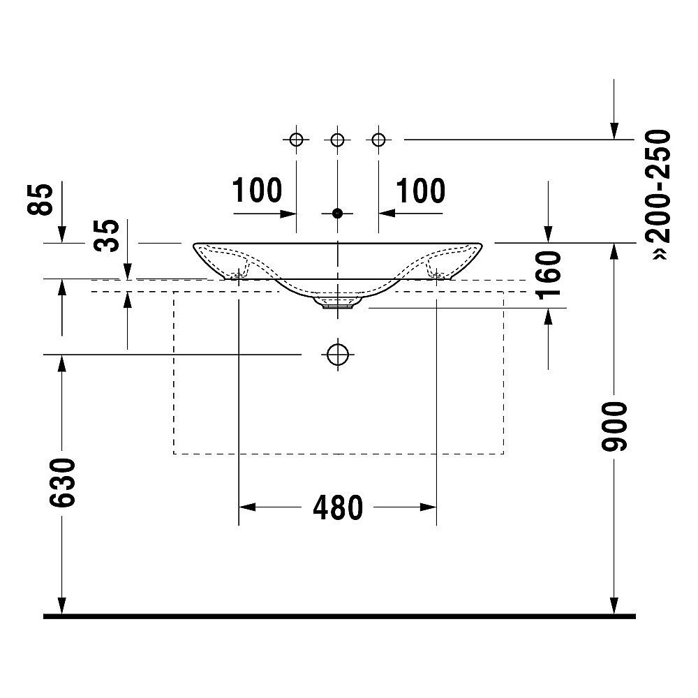 Duravit Aufsatzbecken+ PuraVida