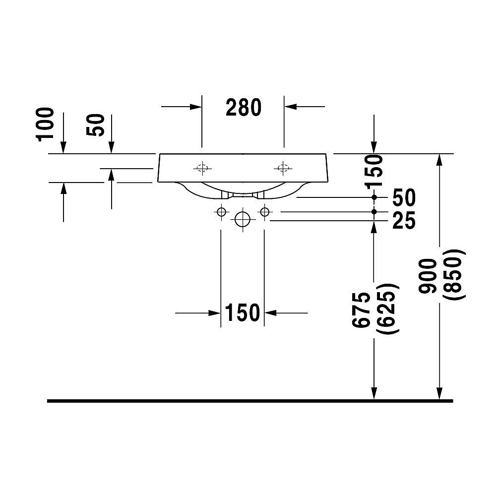 Duravit Waschtisch Architec 0449580000