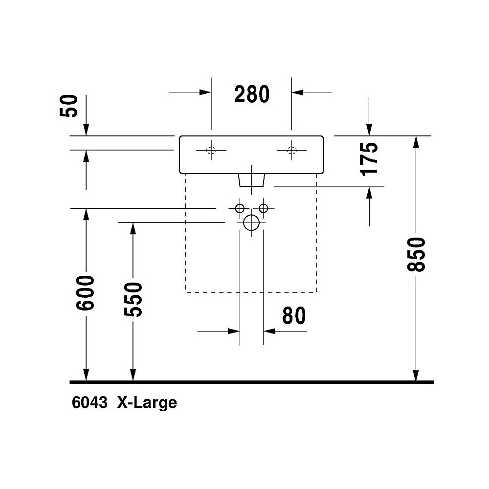 Duravit Waschtisch Vero Nr. 0454500027