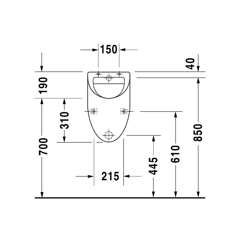 Duravit Absaugurinal Fizz Nr. 0823350000
