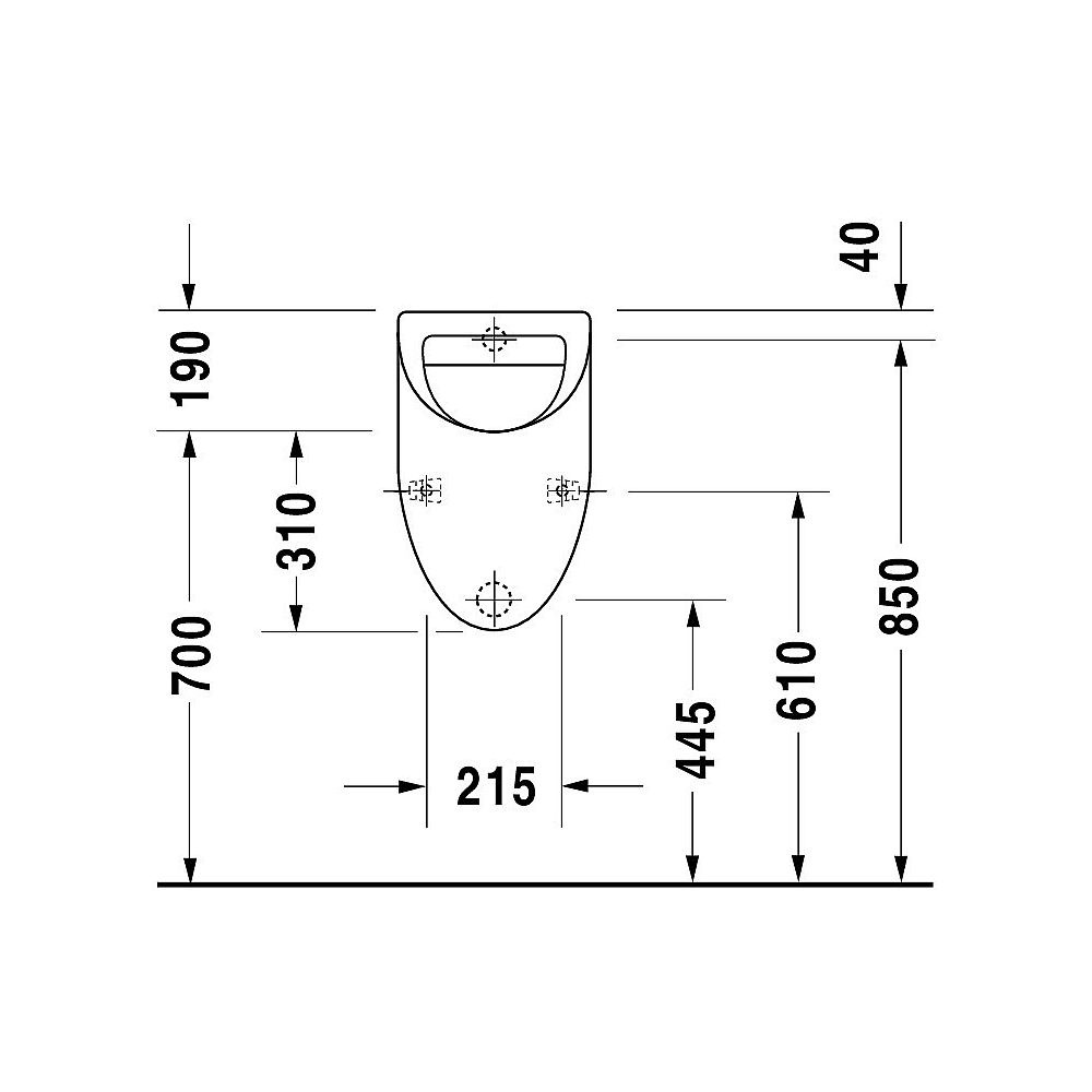 Duravit Absaugurinal Fizz Nr. 0823360000