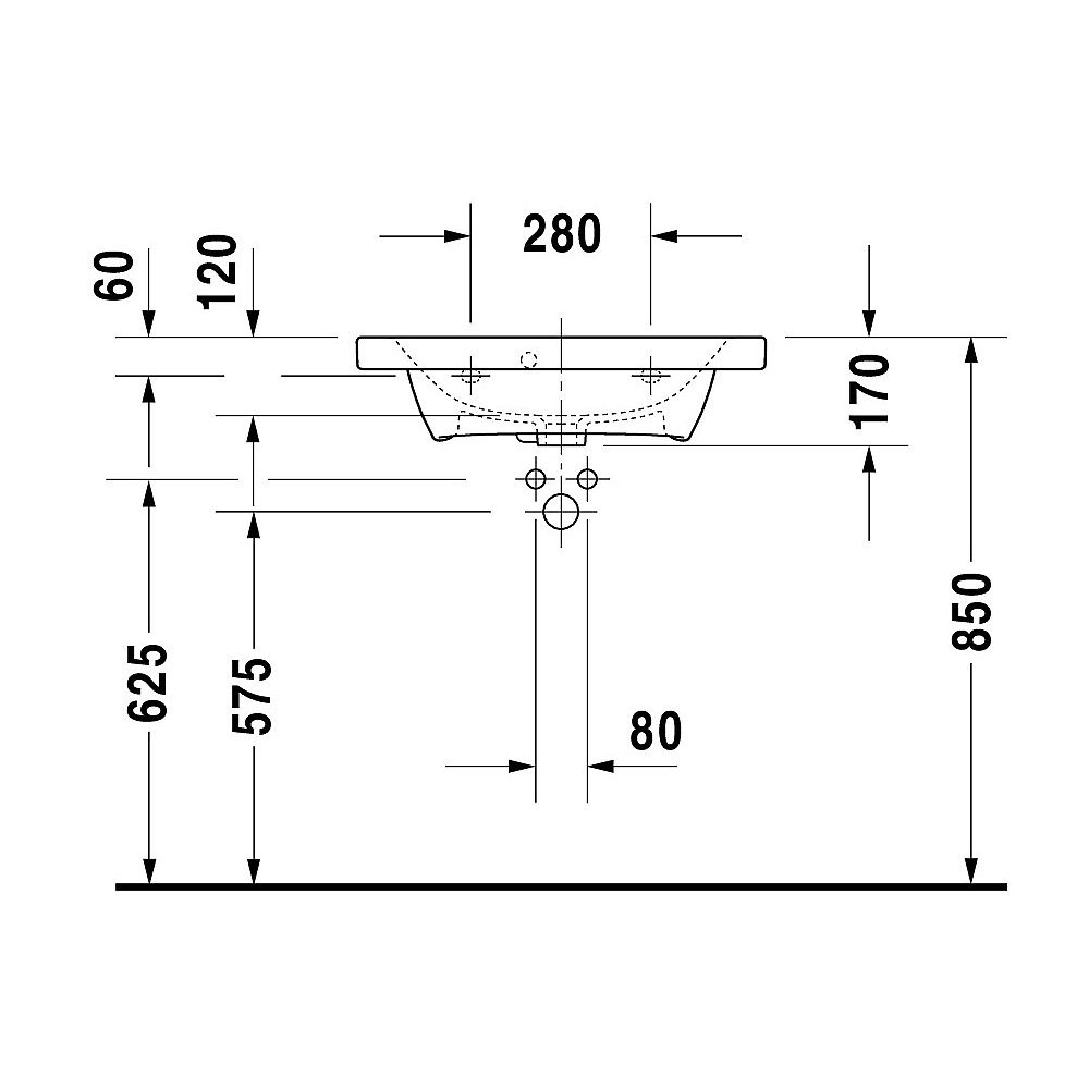 Duravit Möbel-WT DuraStyle 635 mm