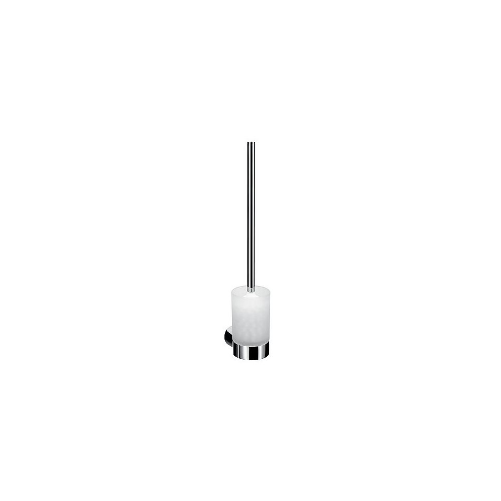 Emco Wand Toilettenbürstengarnitur Fino Nr. 841500100 chrom Kristallglas satin.