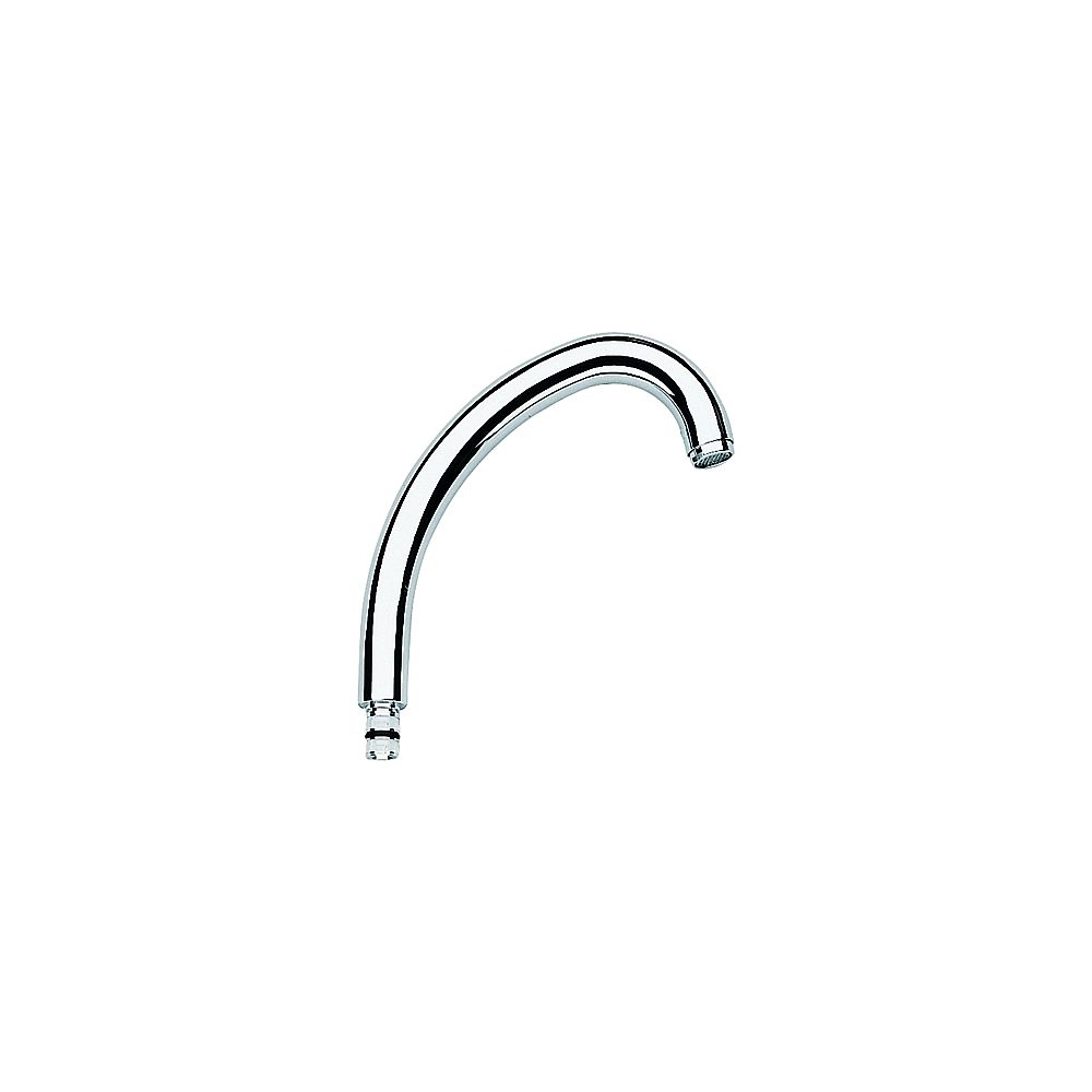 Grohe Rohrauslauf m Mousseur chrom 13140000 Ausladung 180 mm, Höhe 135 mm