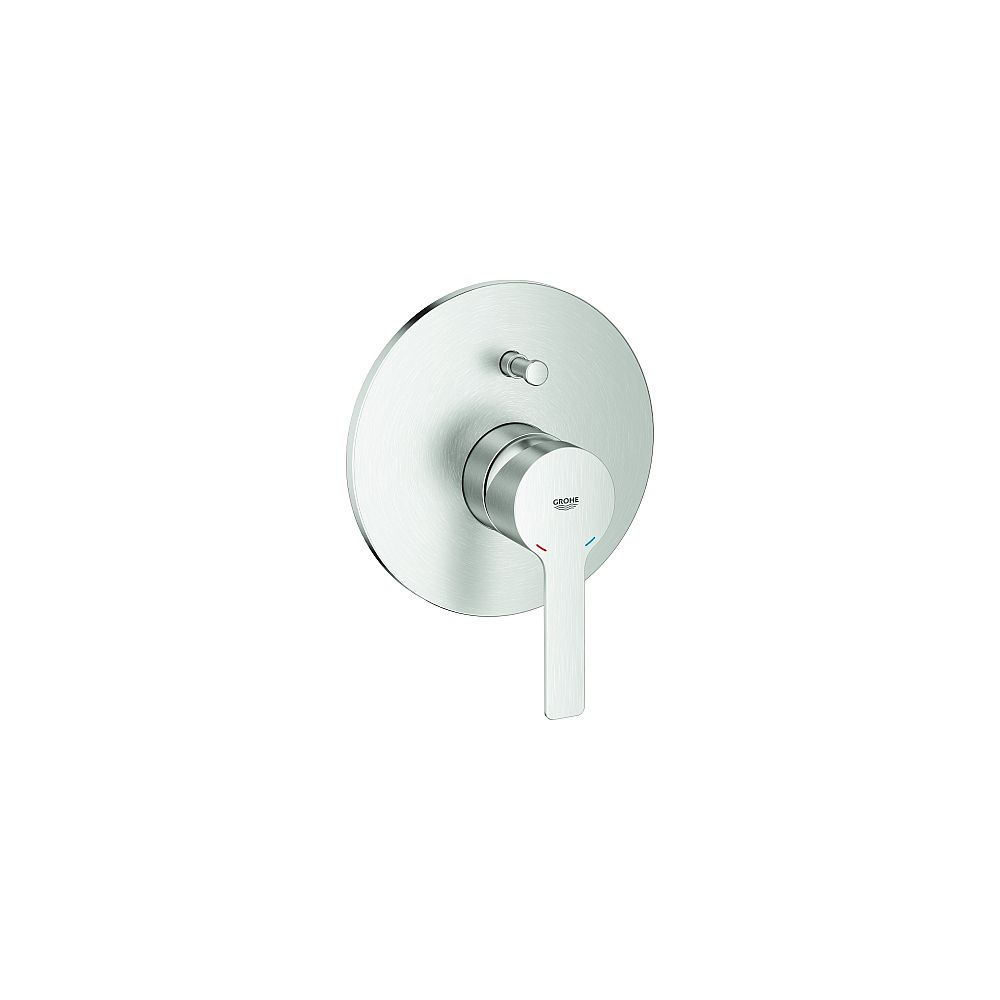 Grohe Einhand-Wannenbatterie Lineare 19297 Fertigmontageset supersteel