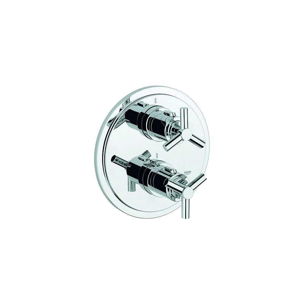 Grohe Thermostat Brausebatterie Atrio 19394000 Fertigset chrom