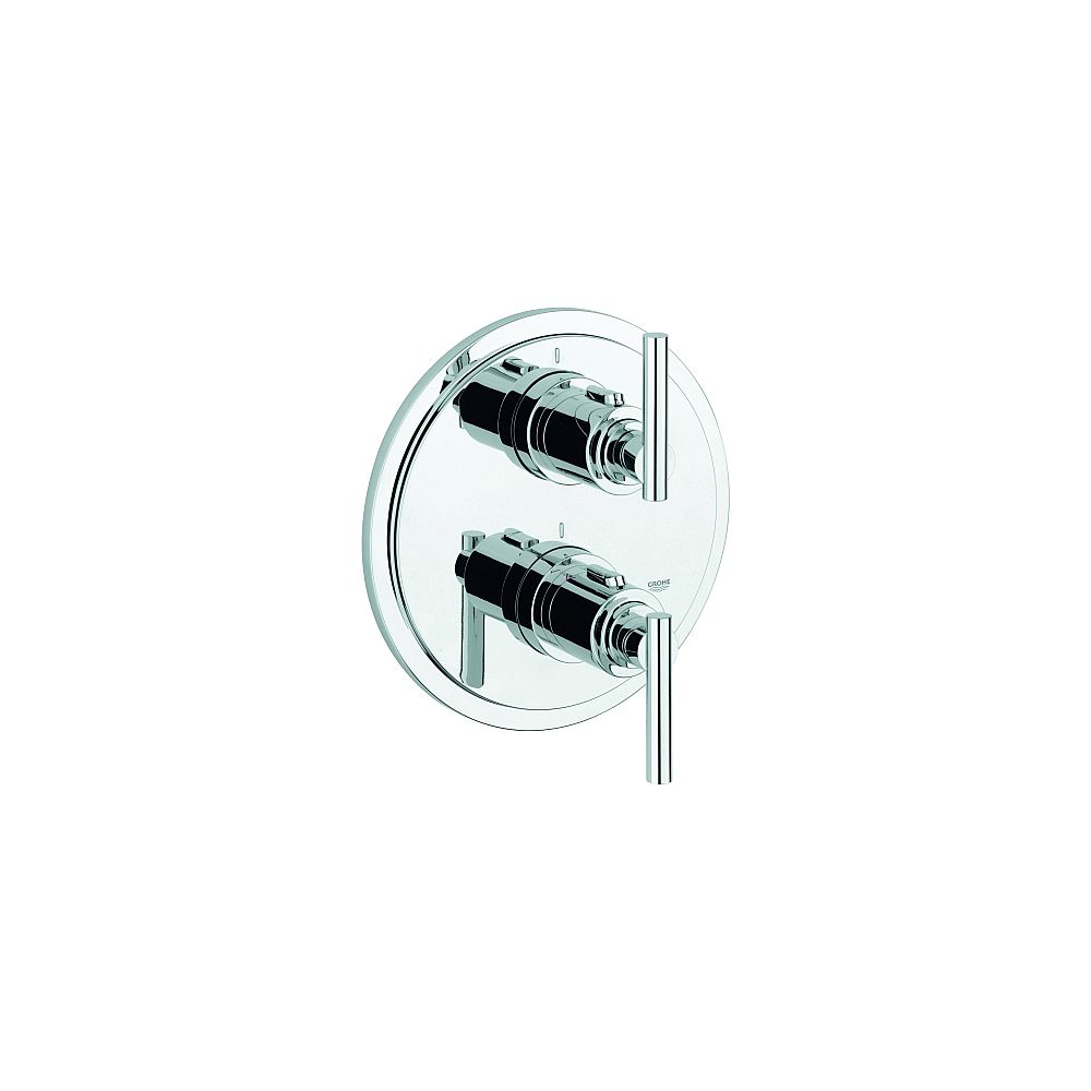 Grohe Thermostat Brausebatterie Atrio 19398000 Fertigset chrom m Yota-Griff