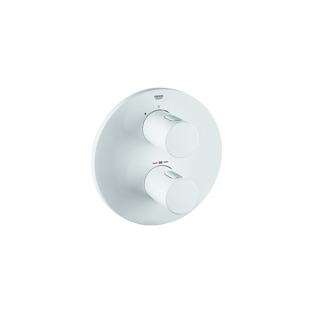 Grohe Therm Brausebatt. Grohtherm 3000 C 19467LS0 Fertigmontageset moon white