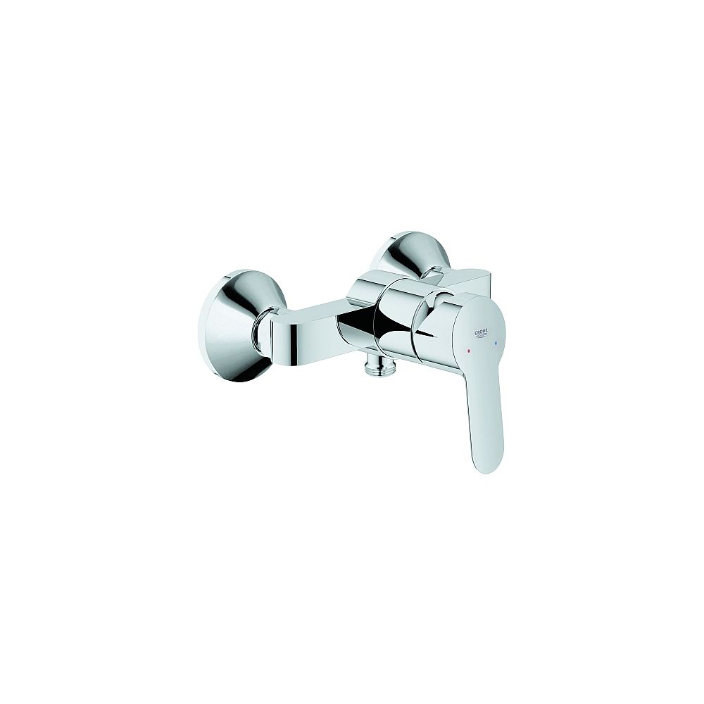Grohe Brausebatterie BauEdge 23333000 mit integr. Rückflussverhinderer chrom