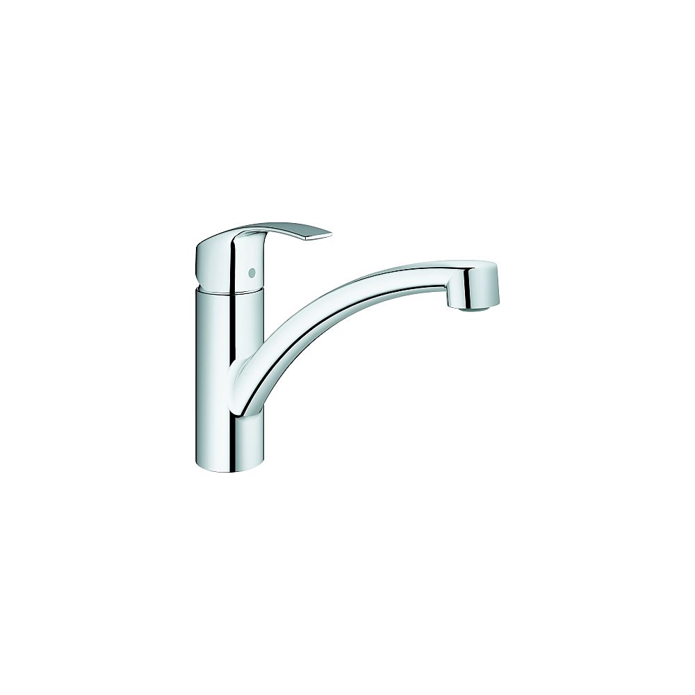 Grohe Spültischbatt. Eurosmart 30260002 flacher Ausl. Mittelstellung kalt chrom