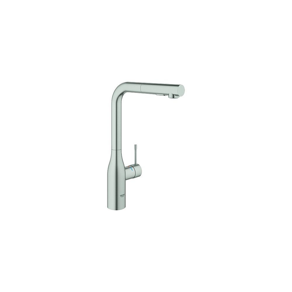 Grohe Spültischbatterie Essence 30270DC0 supersteel m. herausziehbarer Spülbrause