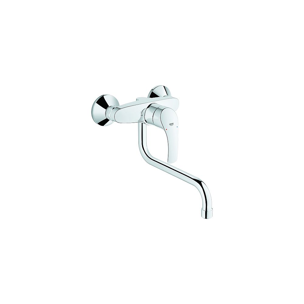 Grohe Spültisch-Wandbatterie Eurosmart 32224002 Ausladung 200 mm chrom