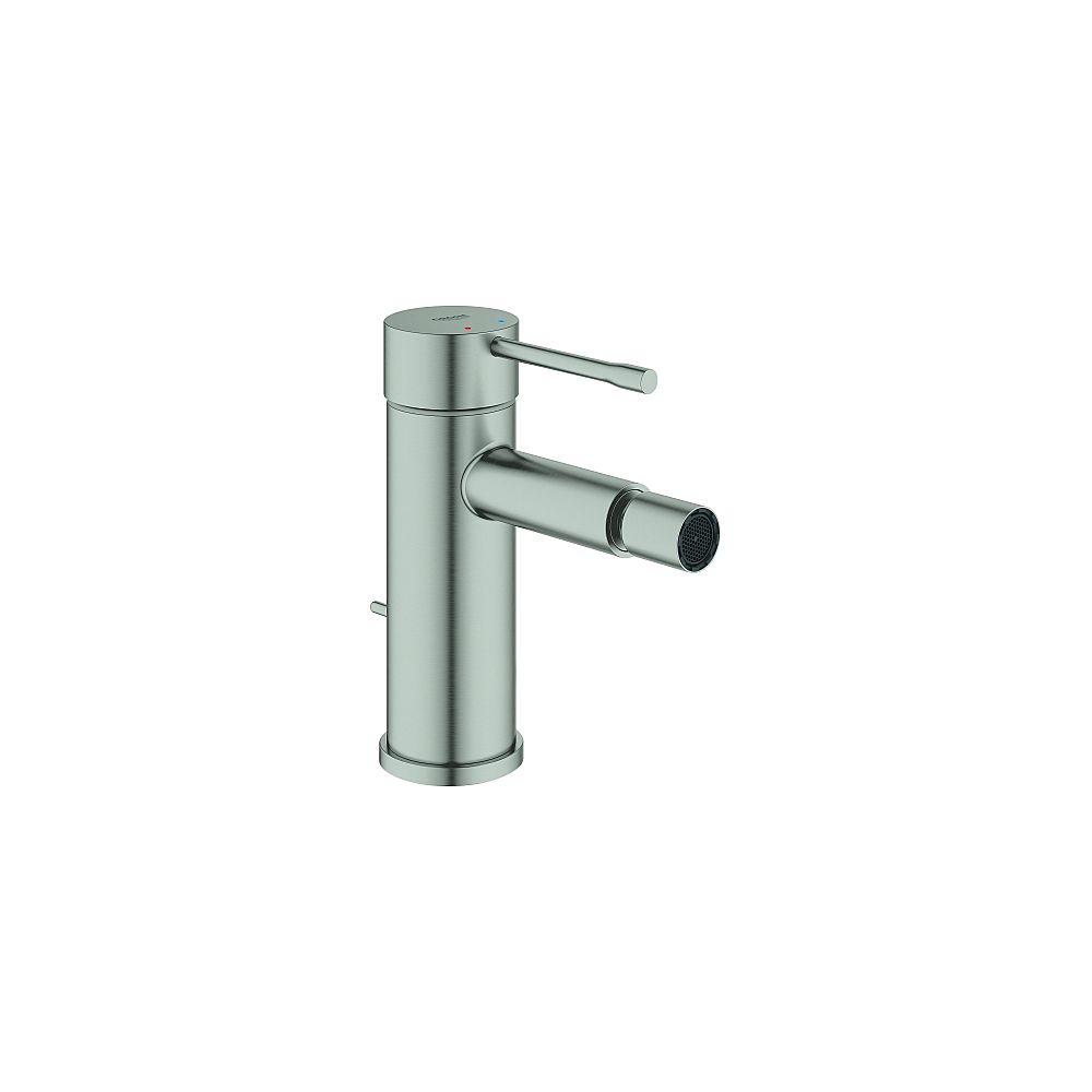 Grohe Einhand-Bidetbatterie Essence 32935DC1 m. Zugst.-Ablaufgrt. supersteel