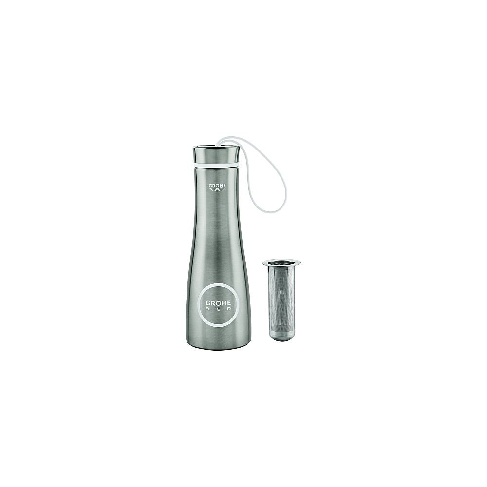 GROHE Red Thermo-Trinkflasche 40919 aus Edelstahl Volumen 450 ml