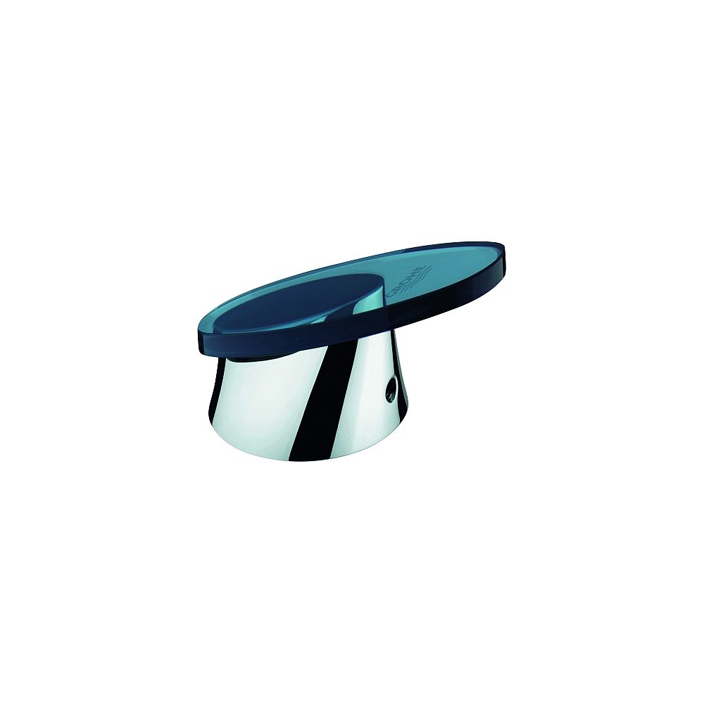 Grohe Hebelkopf 46384IM0 f Taron Wannenbatterie chrom/Blauglas