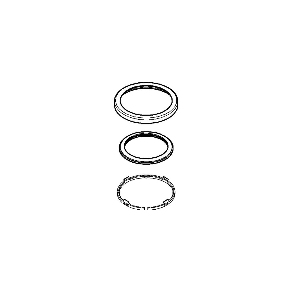 Grohe Rosette 45999LS0 moon white 