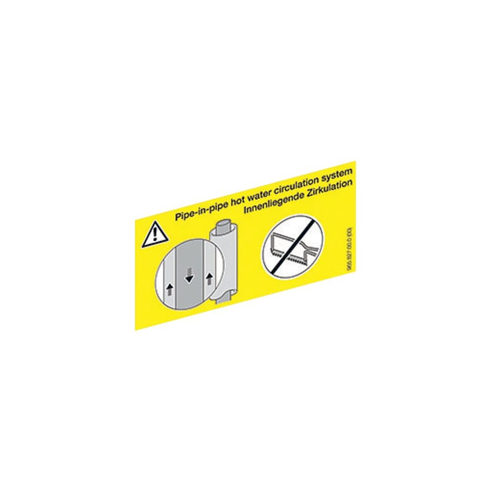Geberit Hinweisaufkleber 965.827.00.1