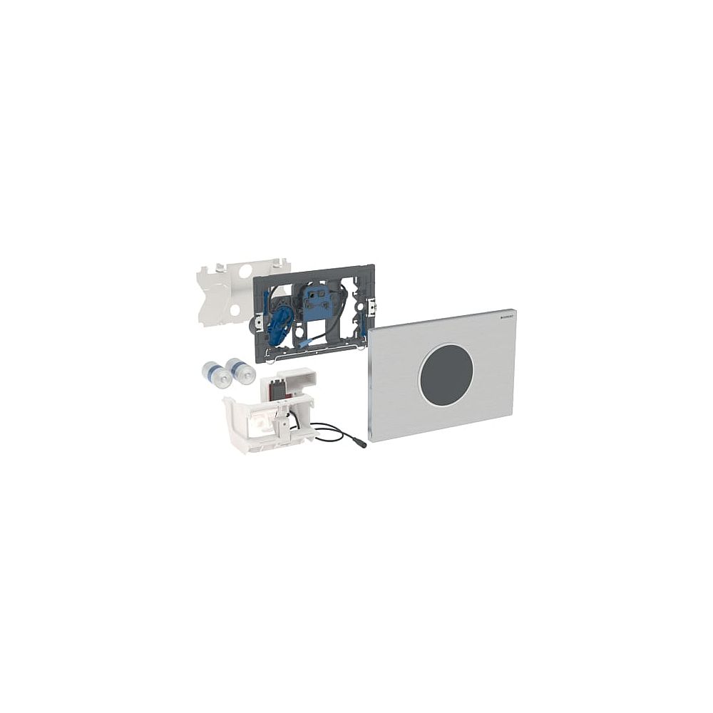 GE WC-Steuerung Sigma10 115.909.SN.1 elektr. Batt verschraubb. Edst.gebürstet