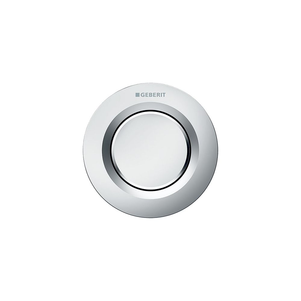 Geberit Fernbetätigung Typ 01 pneumat. 116.040.46.1 mattchrom f. 1-Mengen-Spül.