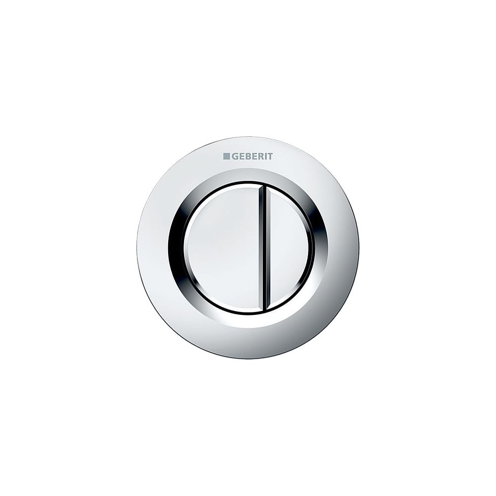 Geberit Fernbetätigung Typ 01 pneumat. 116.042.46.1 mattchrom f. 2-Mengen-Spül.