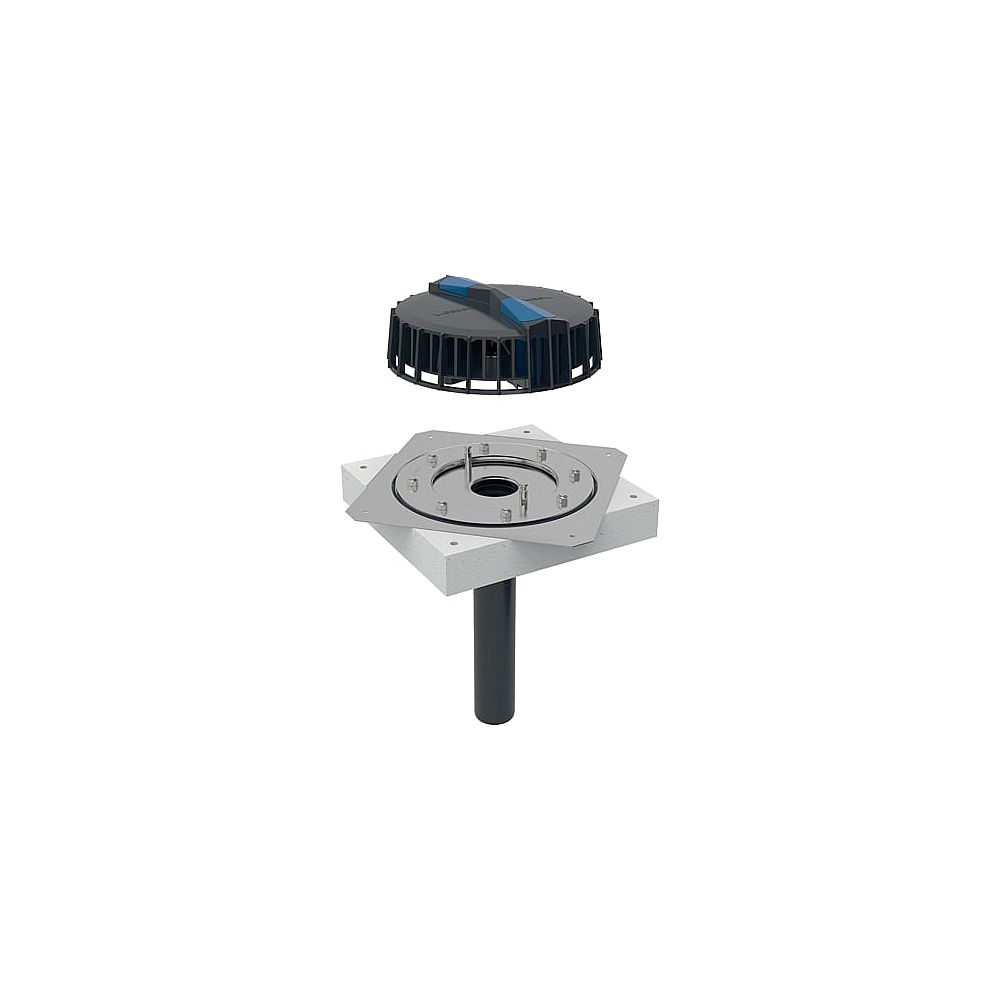 Geberit Pluvia Dachwassereinl m Bef-Flan