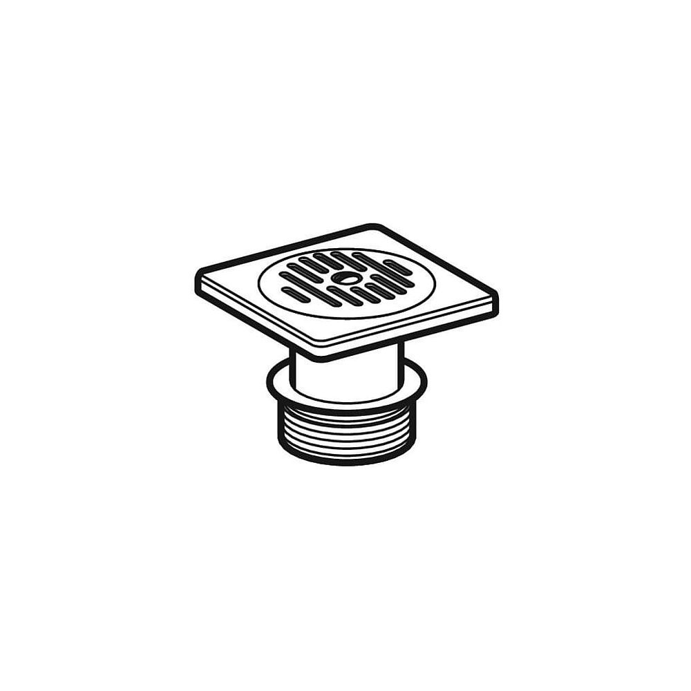 GE Duschbodenablauf mit Standardrost