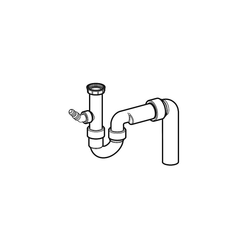 Geberit Fertigablauf PP weiß 1 tlg.